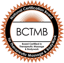 Board Certified in Therapeutic Massage and Bodywork
